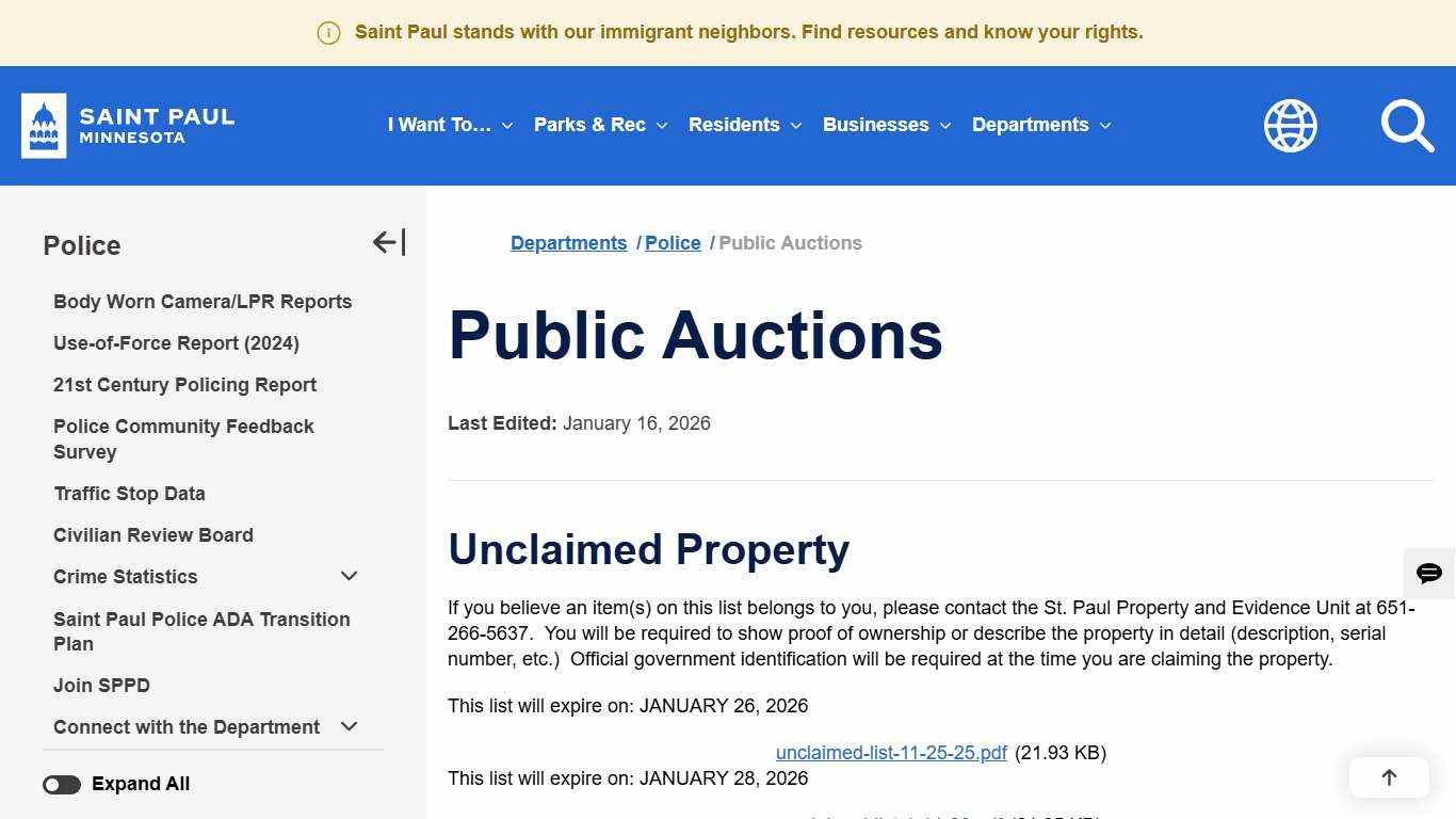 Public Auctions Saint Paul Minnesota